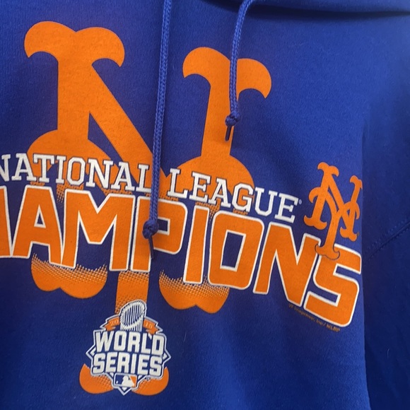 2015 National league champions mets blue hoodie size: Medium - Picture 3 of 7